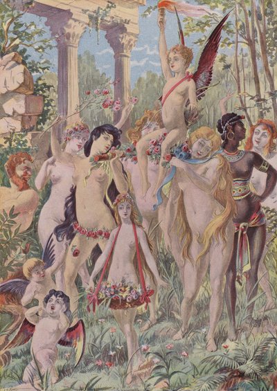 A szerelem diadala alkotó: French School